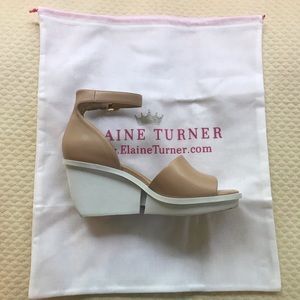 Elaine Turner Abuja wedges Blush